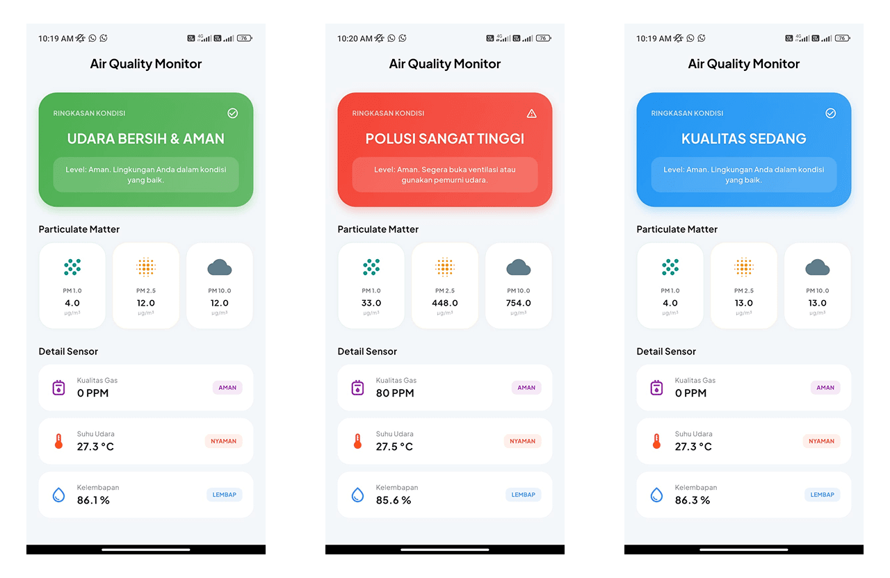 Embedded System for Real-Time Air Quality Monitoring and Environmental Collection