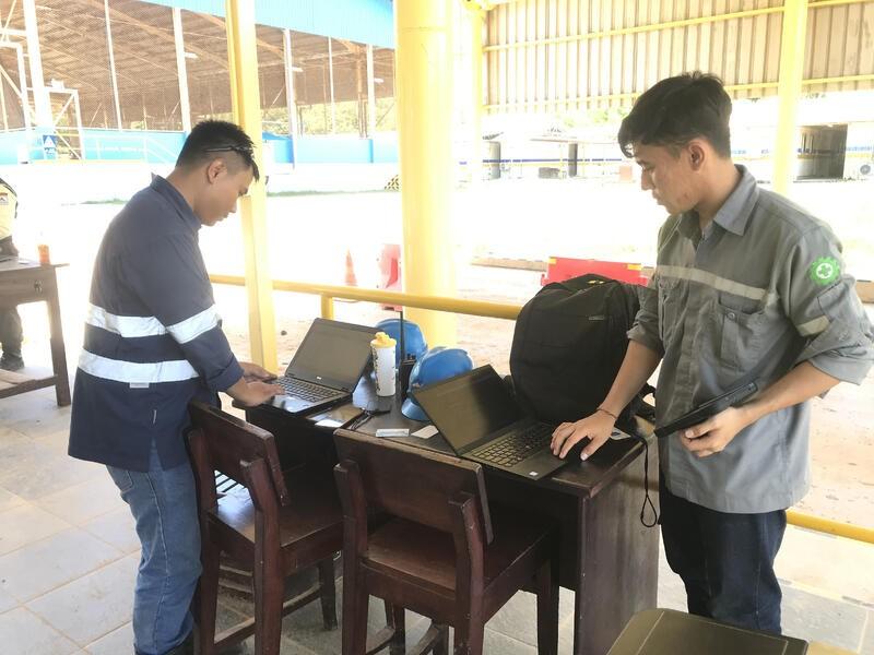 testing-the-monitoring-device-on-the-trunstile-gate